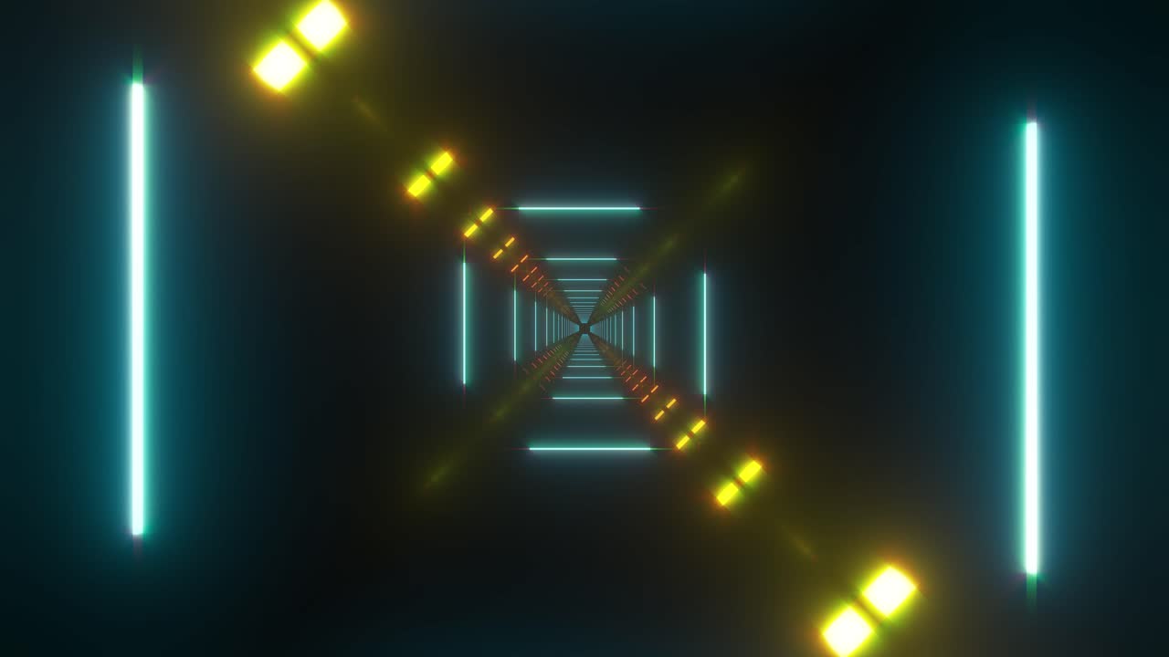 Neon Tunnel Visual Effects