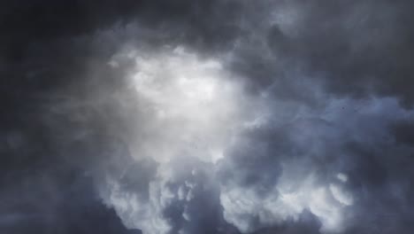 4k gray sky thunderstorms clouds