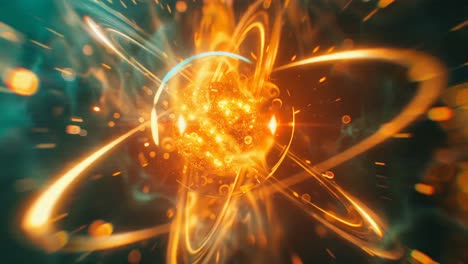 explosión de energía abstracta