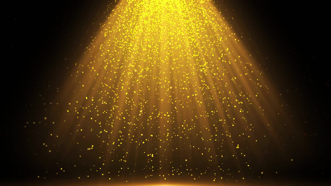 Shinny stars animation on black background 4k video footage motion night stars skies with twinkling