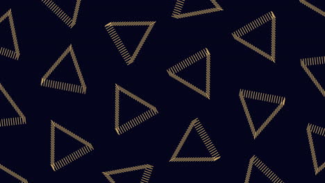 a modern and minimalist seamless pattern in dark blue, consisting of symmetrical triangles with thin lines, arranged to point towards the center, creating a visually appealing design