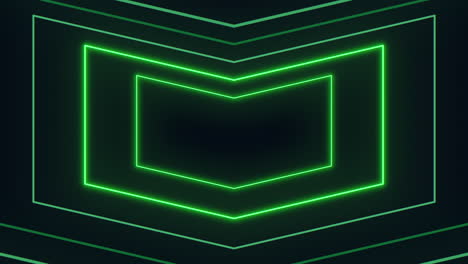 las líneas verdes de neón un elemento de diseño futurista