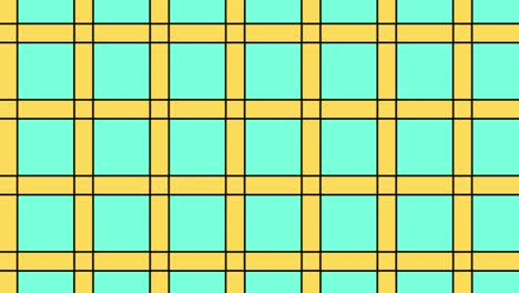 a large amount of cubes in yellow and green colors