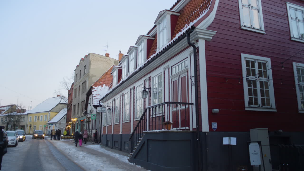 Vidzeme i Letland i januar måned