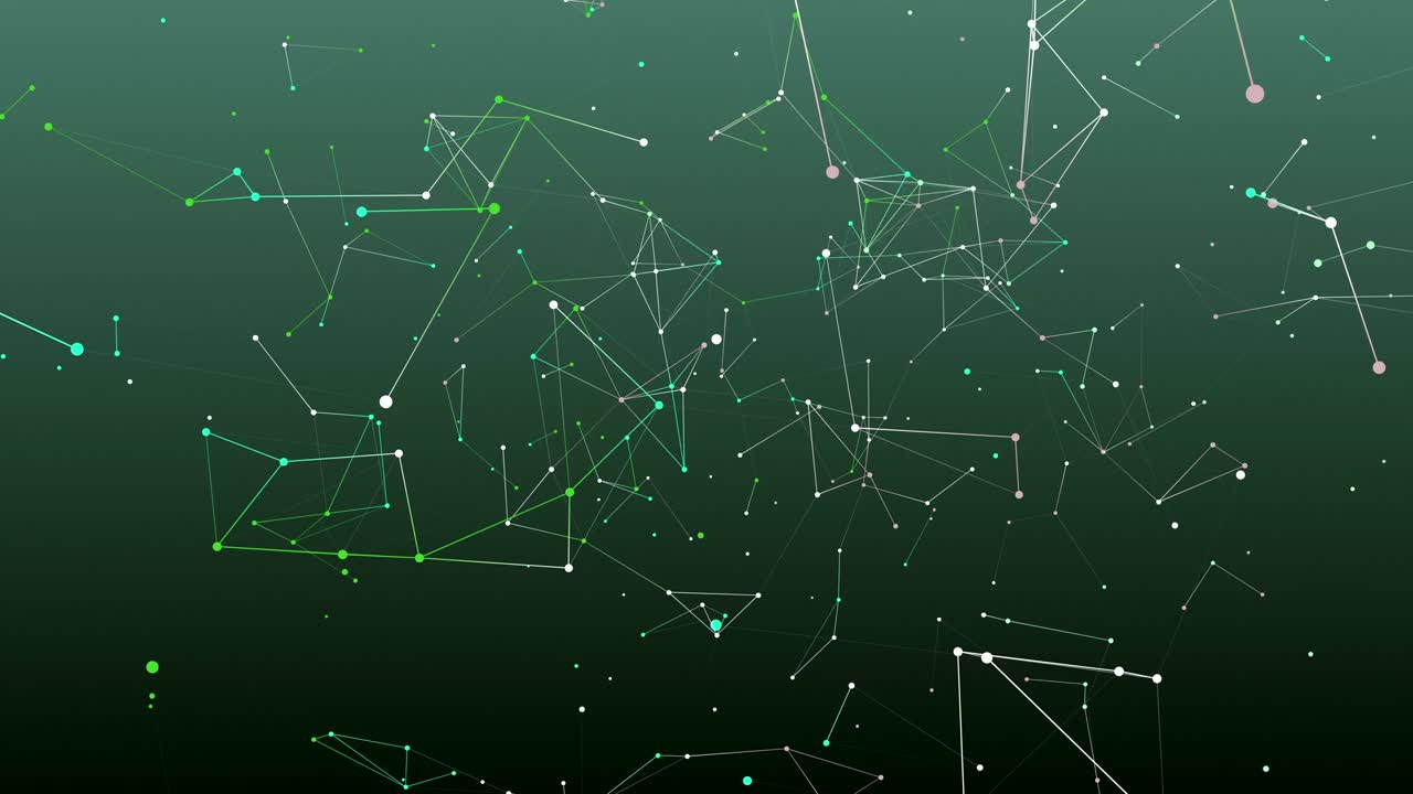 absract geometry background with lines and dots