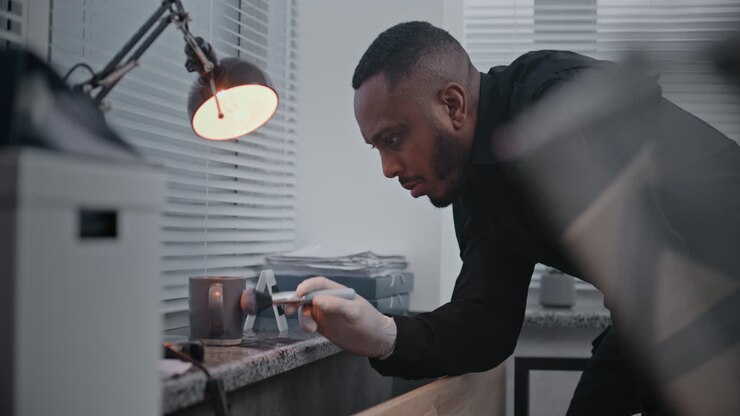 Forensic Examination of Evidence in an Office