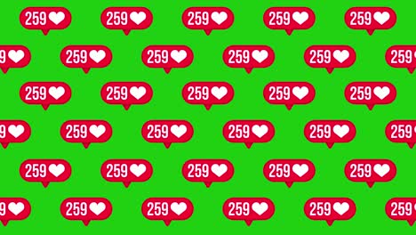 animación como iconos fondo de movimiento. como el fondo del patrón de notificación de contador.