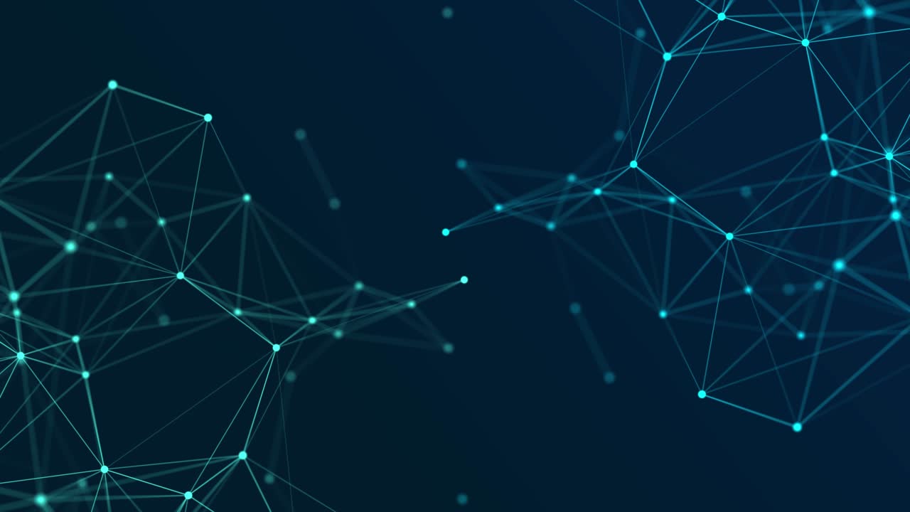 Internet technology network. Abstract background with repeating data. 3D seamless loop.