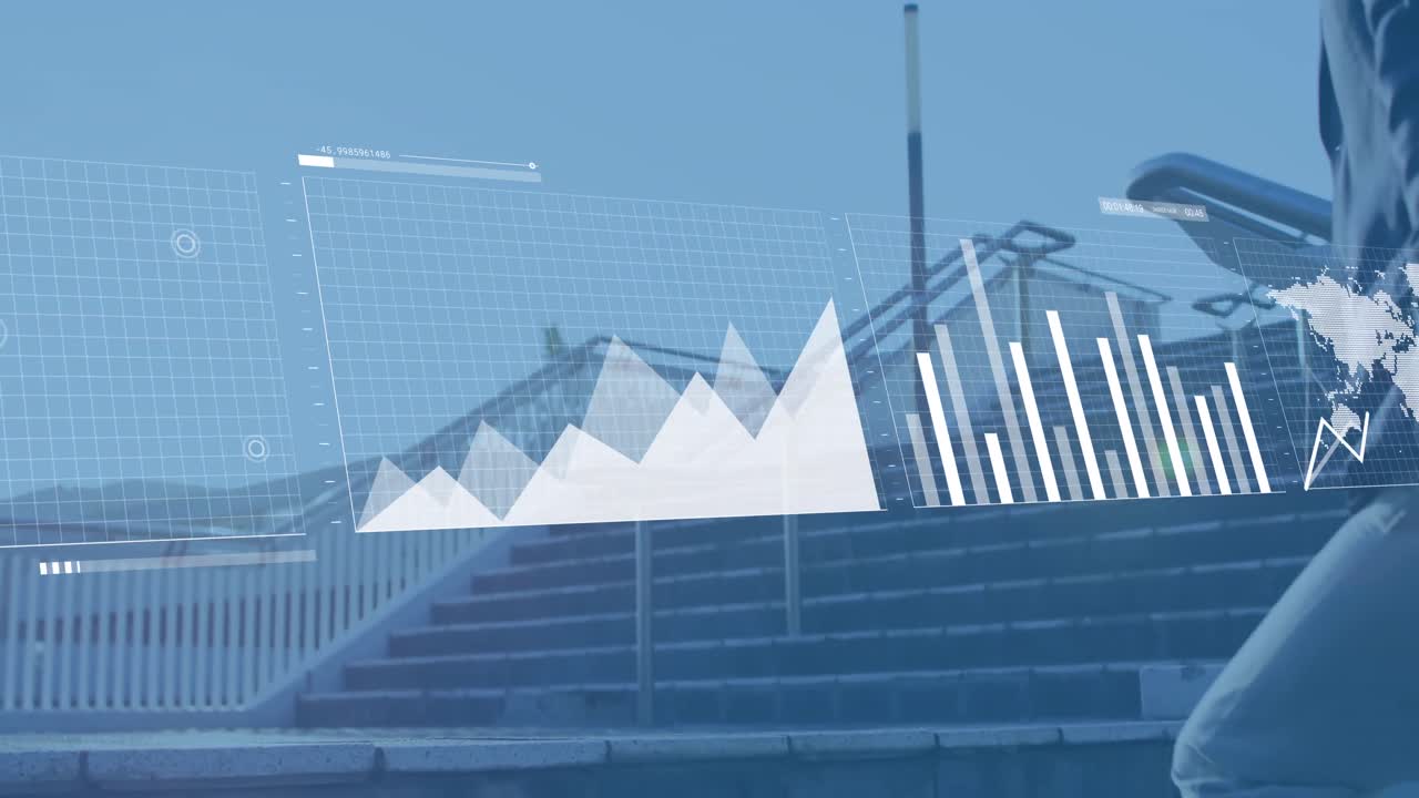 통계의 애니메이션과 계단 위의 데이터 처리