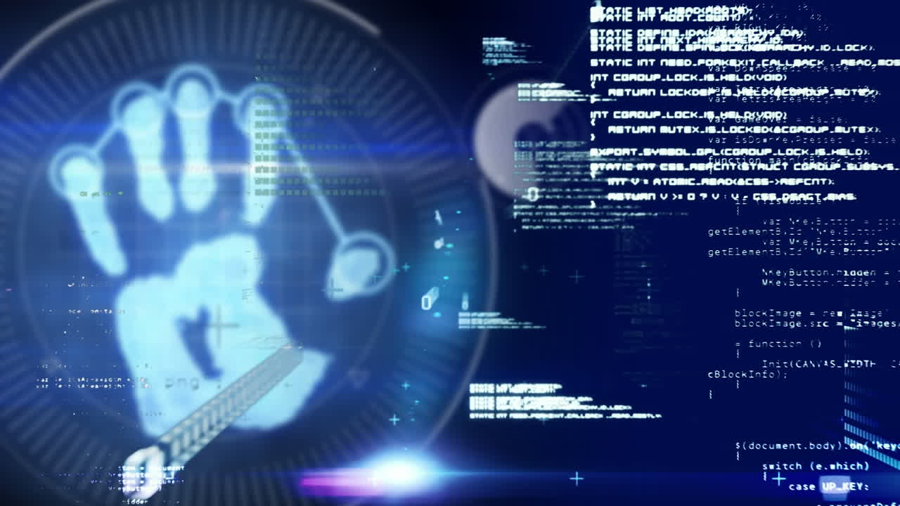 procesamiento de datos contra el escáner biométrico