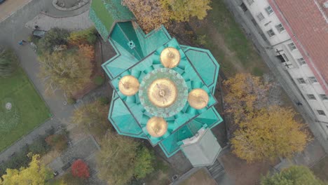 church in sofia, bulgaria - aerial view