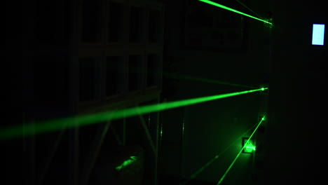 Green-Security-Lasers-in-a-Dark-Room