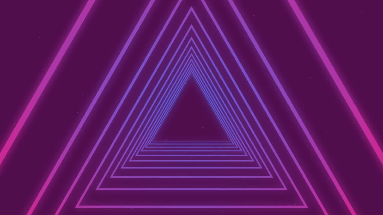 triángulos futuristas y relámpagos