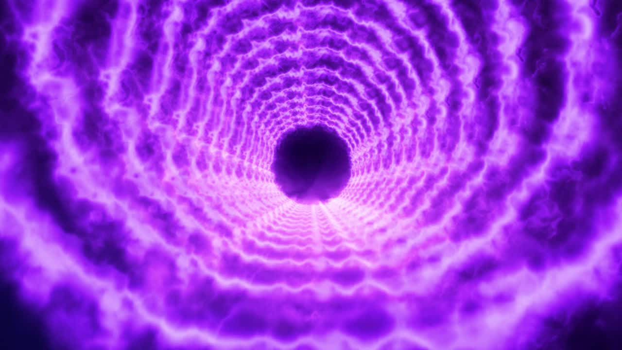 animación de túnel de círculo 3d gráficos de movimiento