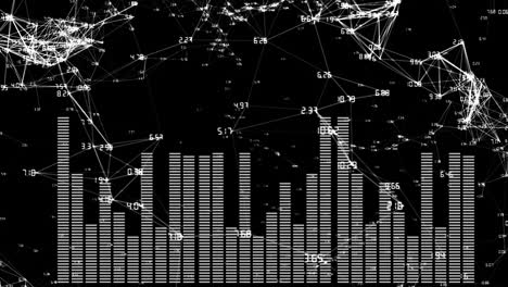 Network-of-connections-and-data-visualization-animation-over-bar-graph