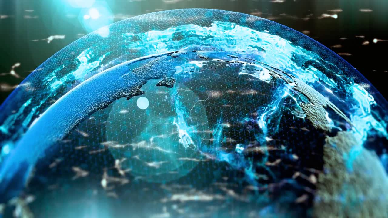 数字地球，全球网络与数据连接