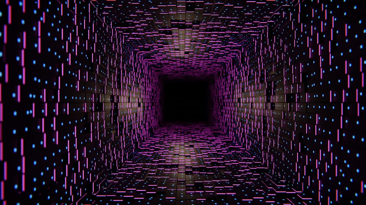 el bucle del corredor de scifi