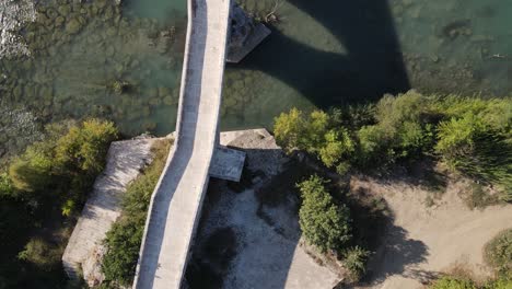 stone bridge aerial view