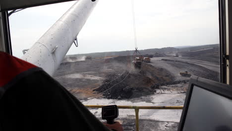 coal mine operation from control panel