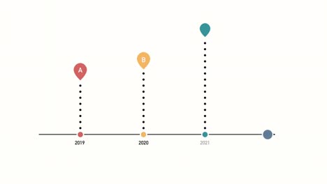 plantilla de infografía de círculo de línea de tiempo