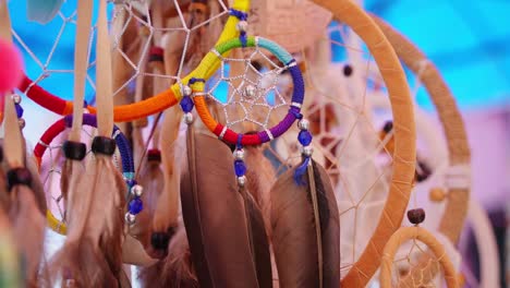 colorful dream catchers