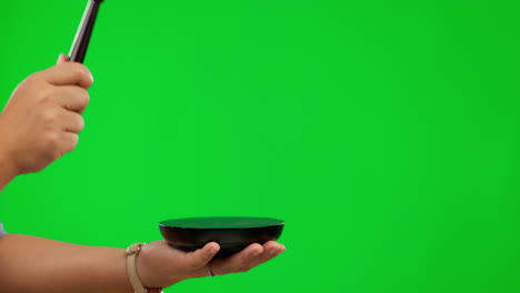 Judge,-hands-and-gavel--on-green-screen-for-law