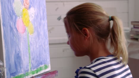 Young-Girl-Working-On-Painting-In-Studio-Shot-On-R3D-Camera