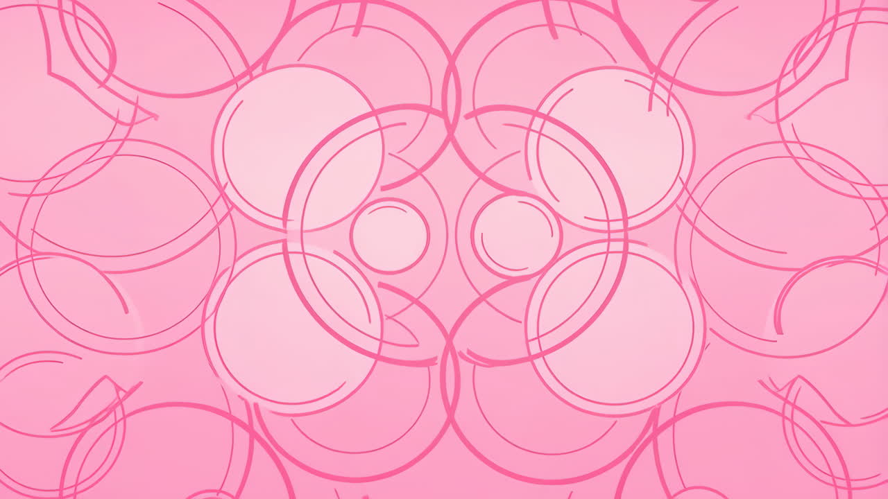 Pink circle pattern background