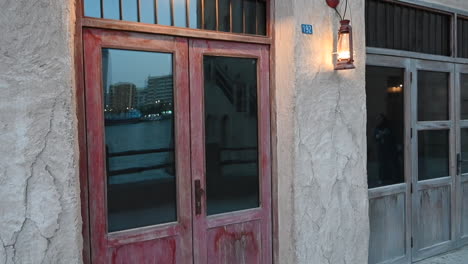 an old street of al fahidi historical neighbourhood, united arab emirates