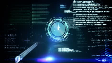 clock moving and data processing