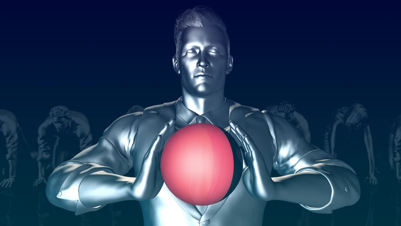 벨기에의 발을 들고 있는 남자가 글로벌 스피어