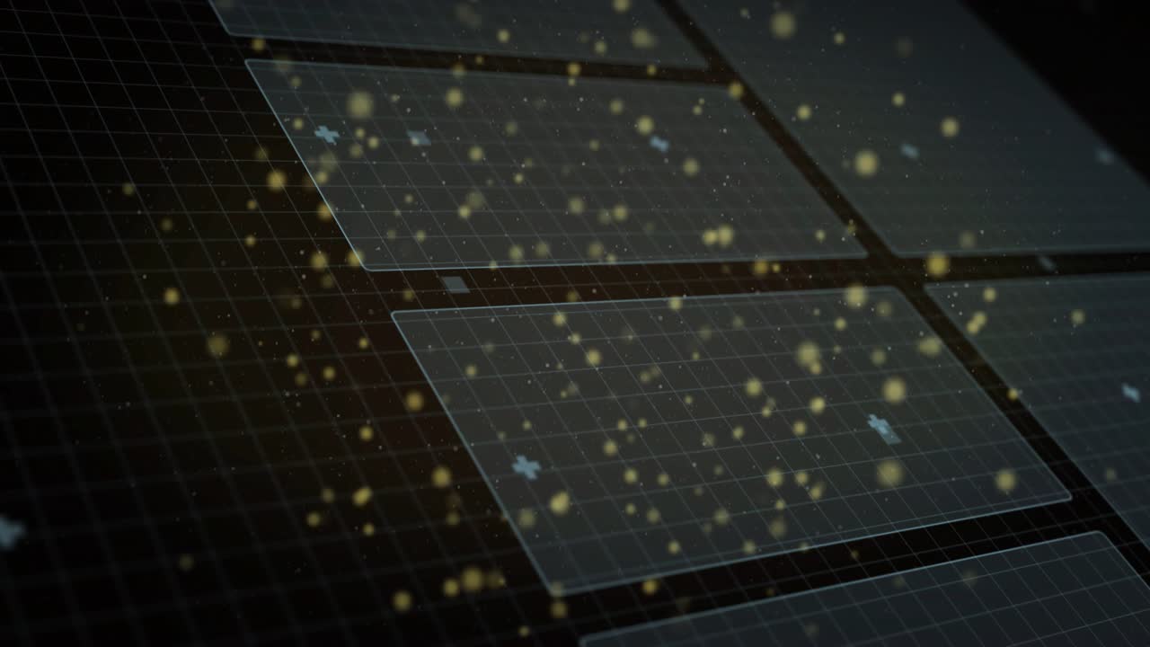 L-shaped marker growing into downward top bars and upward stacked middle bars, visualizing data