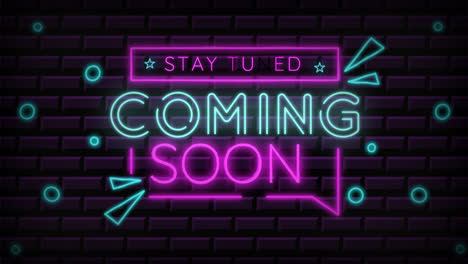 Motion-Grafik-Mit-Neon-Hintergrund-„Coming-Soon“