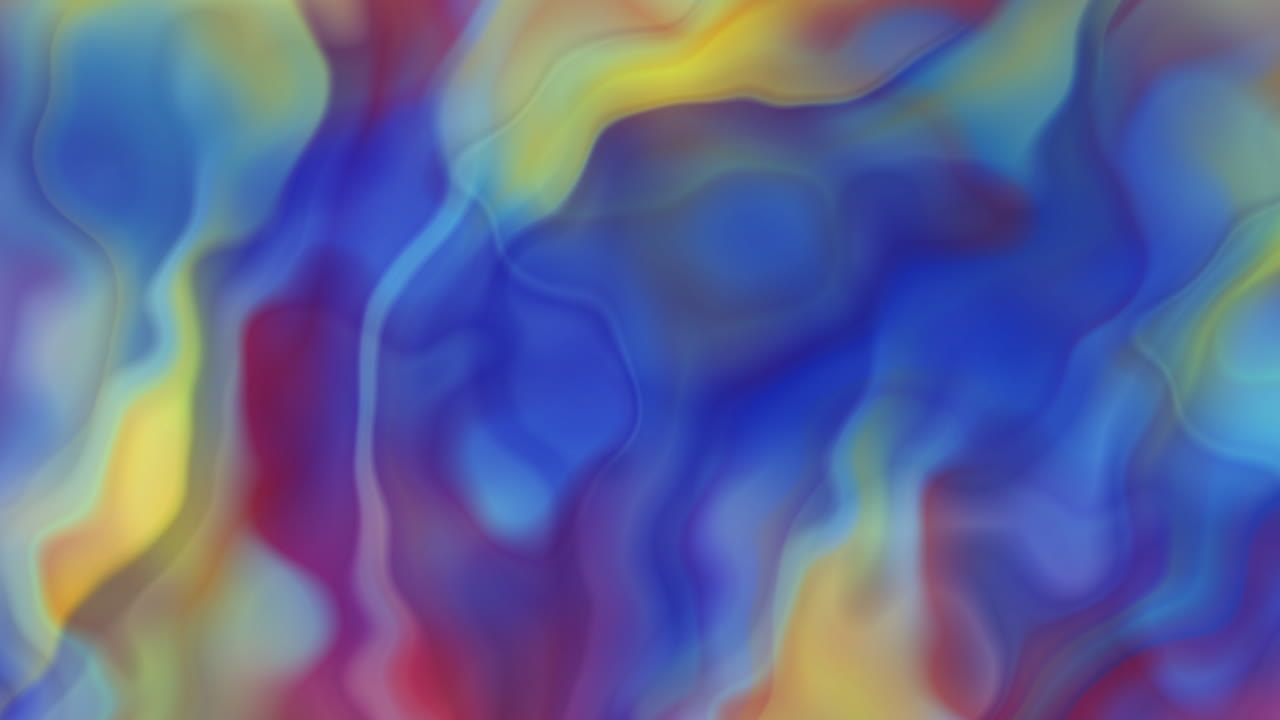 Abstract and psychedelic background with green and blue tones