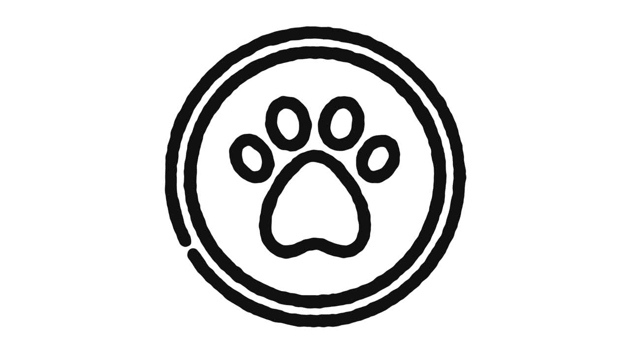 imágenes de animación de iconos de comida para mascotas y canal alfa