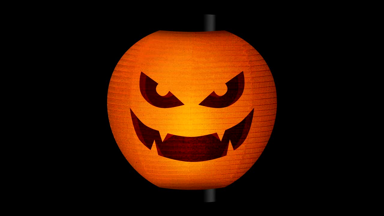 linternas de calabaza de halloween, en bucle