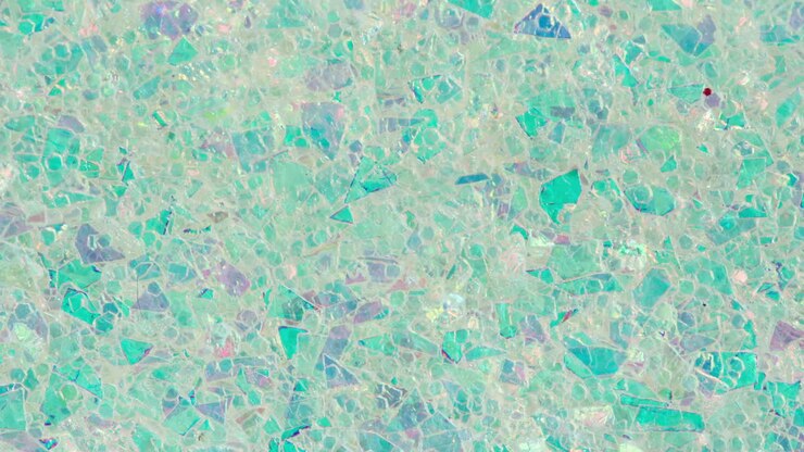 Iridescent Turquoise Glitter Texture