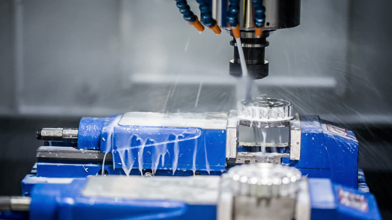 macchina di fresatura cnc per la lavorazione dei metalli.