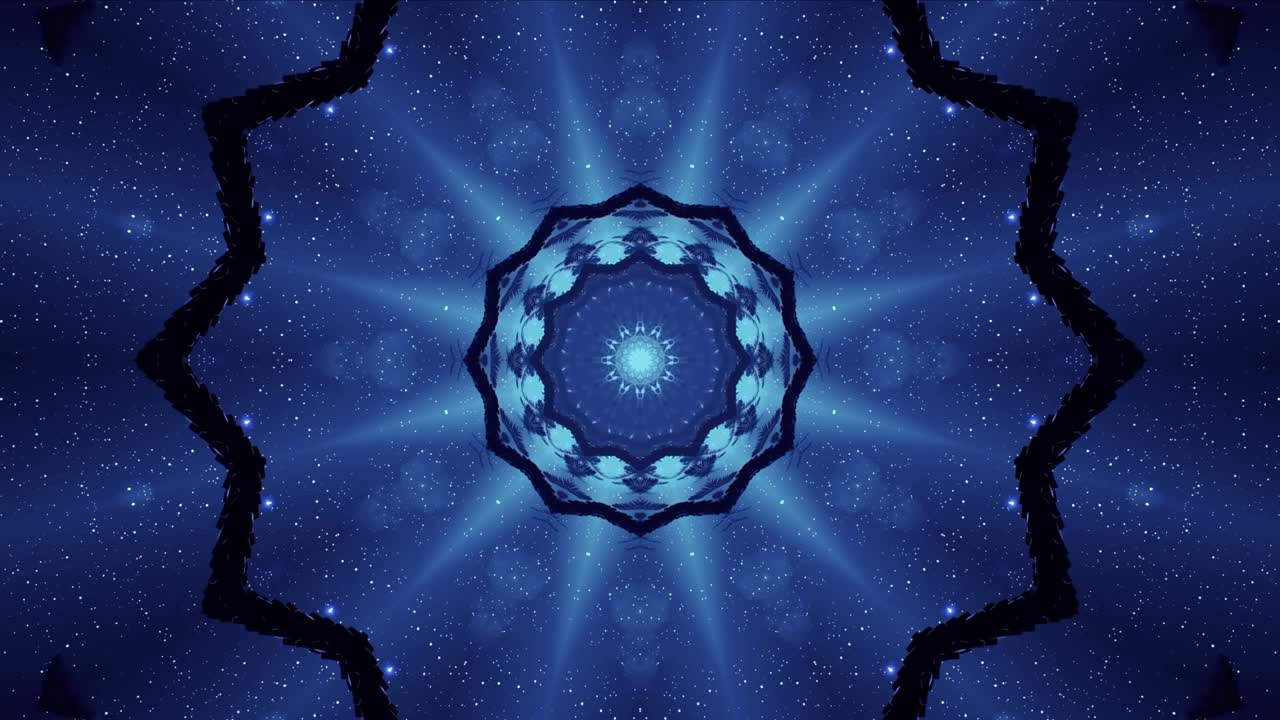 patrón de túnel de neón psicodélico para el fondo de la meditación de la conciencia