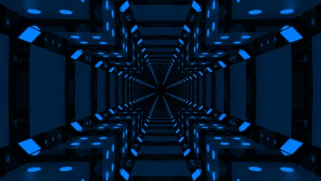 corredor de fondo de bucle azul