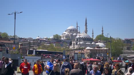 suleymaniye mosque and urban cityscape in istanbul
