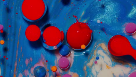 abstract colorful liquid art