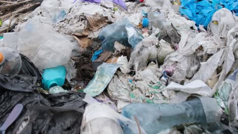 lots of plastic bags garbage in the natural environment lots of plastic bags garbage in the natural environment the problem of plastic waste