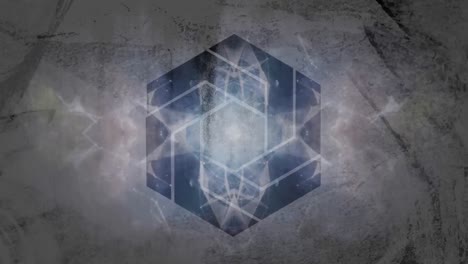 Diamond design against textured grey background