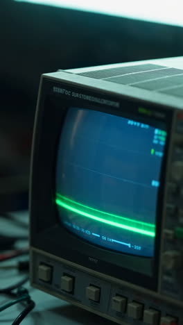 oscilloscope display