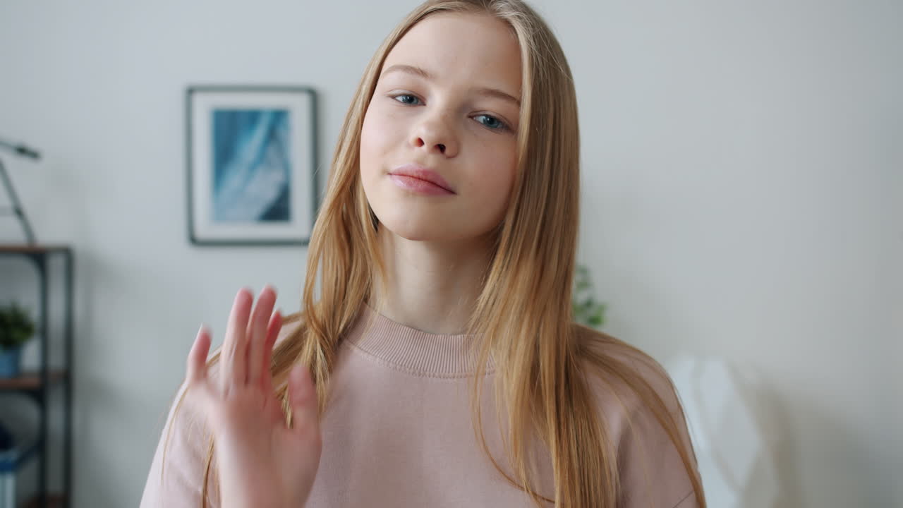 retrato de una adolescente