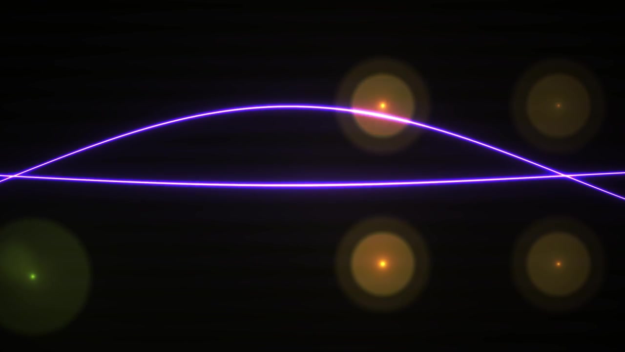 Onde Astratte di Luce Viola in Movimento su Sfondo Scuro