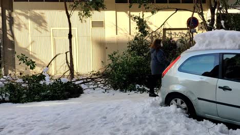 Calle-De-Madrid-Llena-De-Nieve