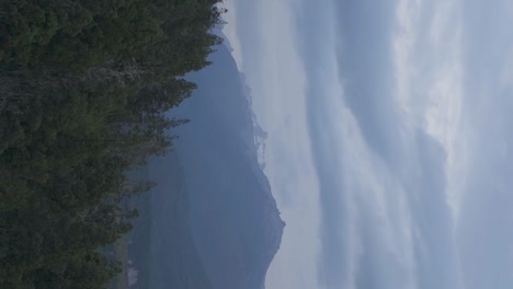 Wald-Und-Schneebedeckte-Berge-In-Der-„Cordillera-De-Los-Andes“,-Patagonien,-Argentinien