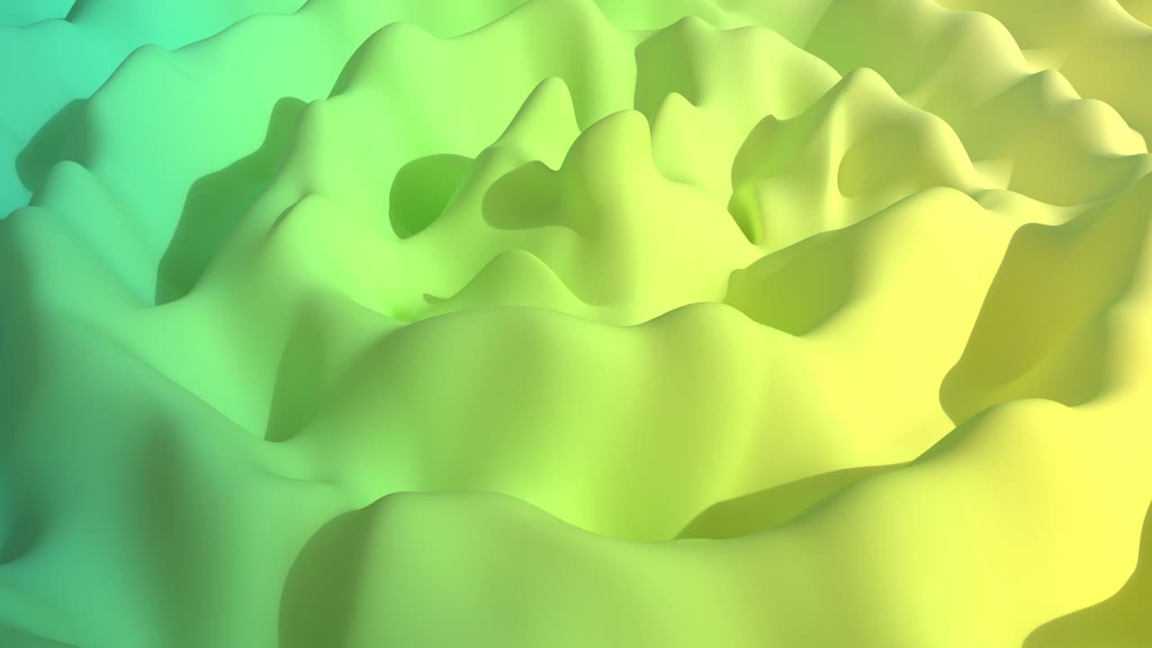 coloridas ondas de cera de gradiente líquido dinámicas formas futuristas capaces de hacer un bucle sin costuras 4k